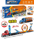 120cm Orbital Catapult Car Launching Truck Track Set - 4Pcs Cars