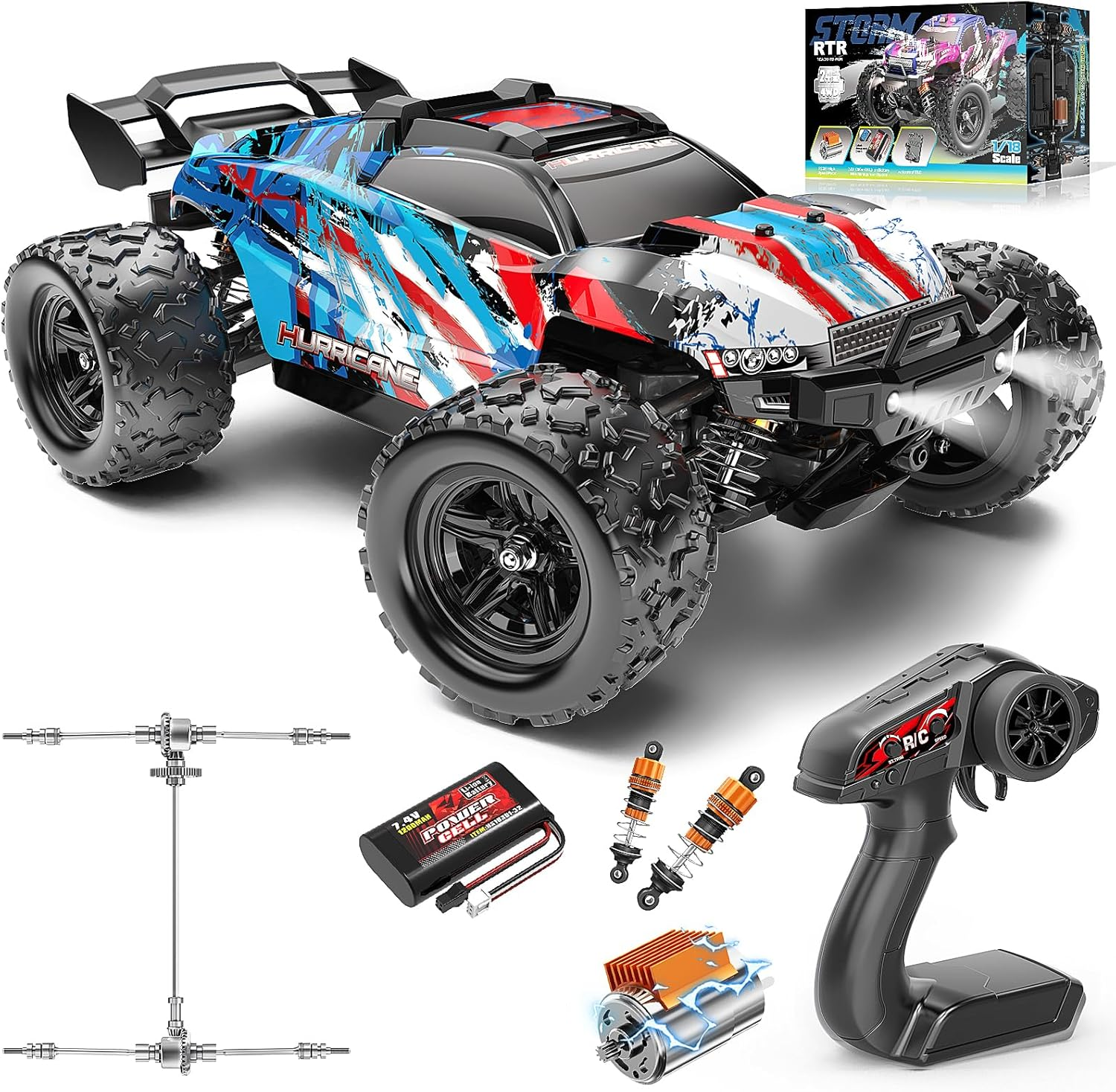 1:18 RC 2.4GHz Hurricane High Speed Truck