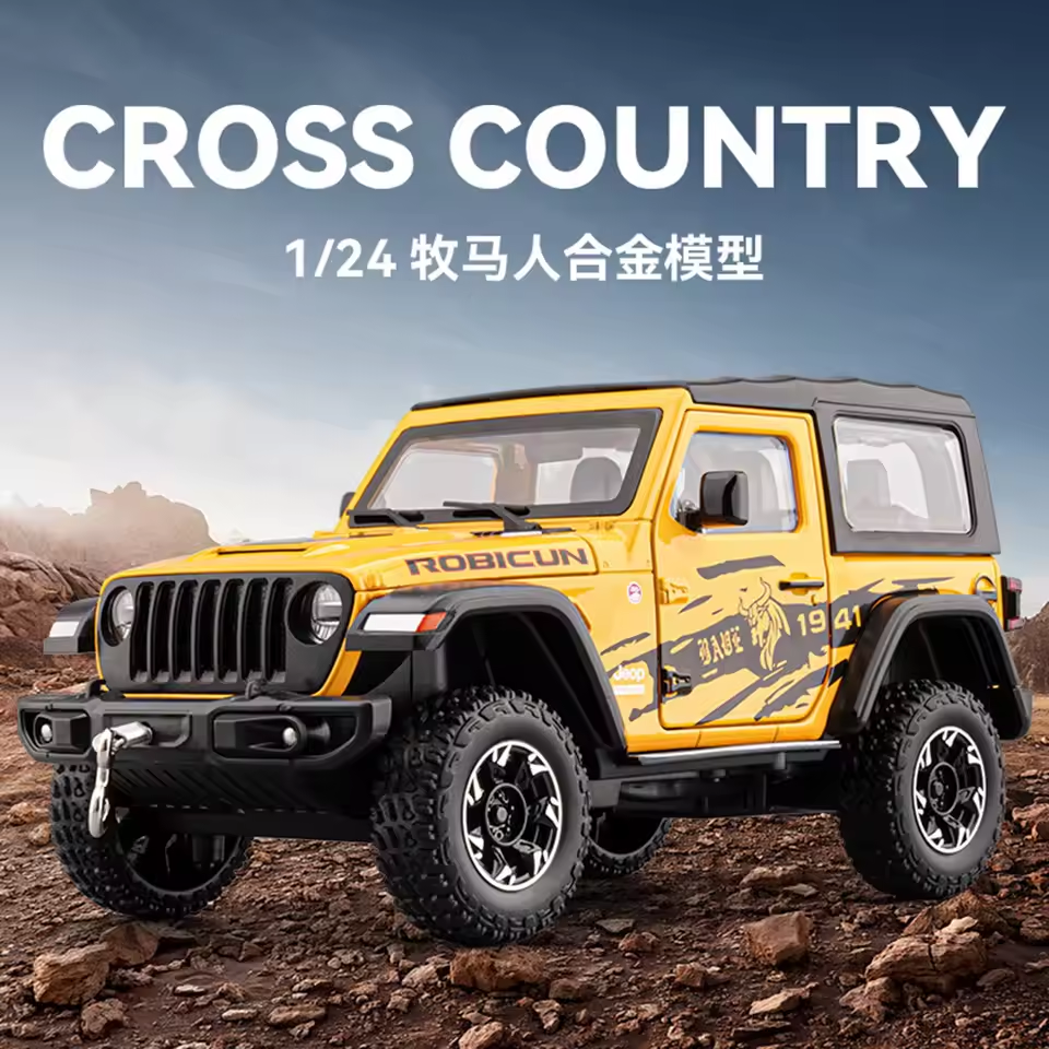 1:24 Diecast Rubicon Jeep Model