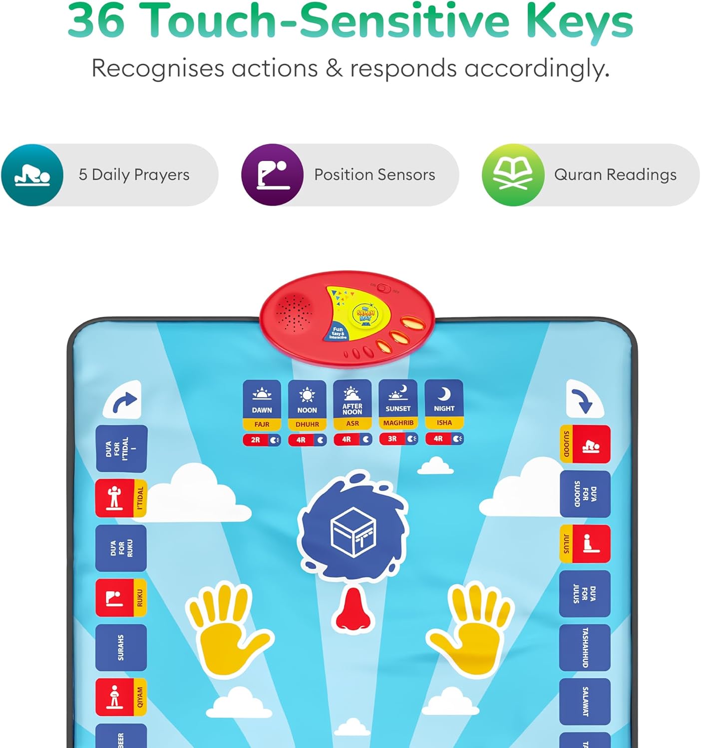 Prayer mat for kids | make kids Enjoy learning salah