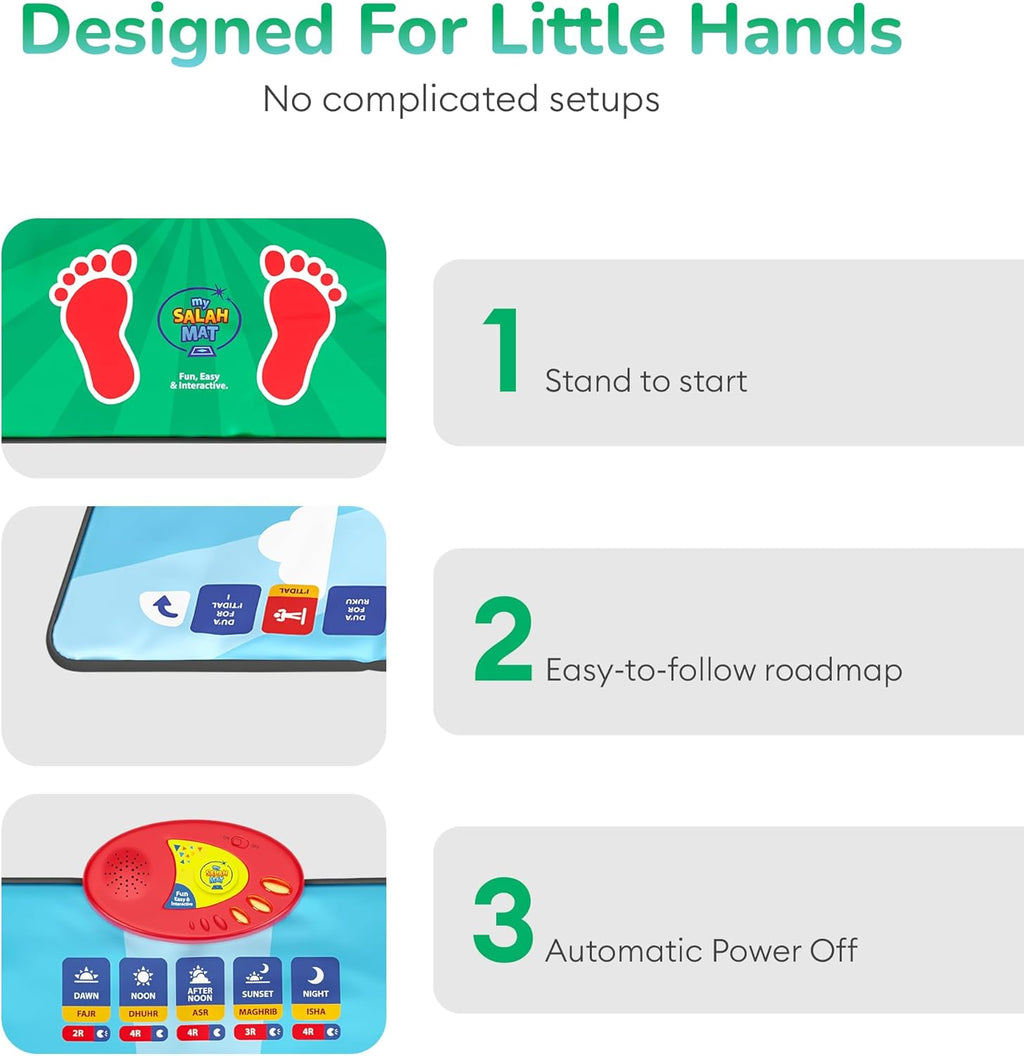 Prayer mat for kids | make kids Enjoy learning salah