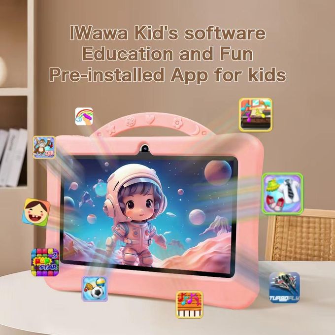 7 Inch Android Kids Learning Tablet - Pink