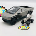 ABS Inertial Tesla With Quad Bike Model Car - 1Pc