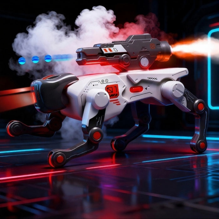 RC Ai Intelligent Gel Blaster Robot Dog With Smoke