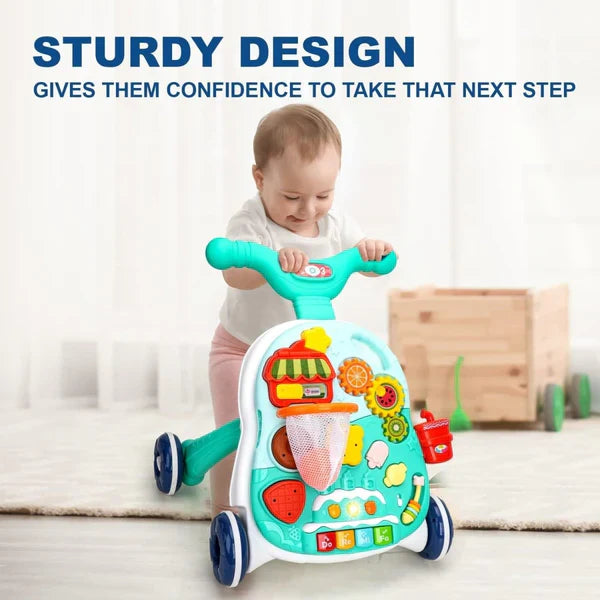 Huanger Multi-functional Baby Musical Walker & Activity Table
